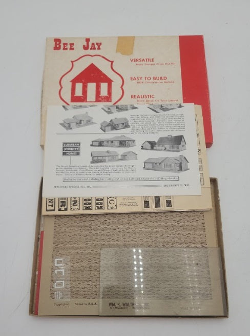 Walthers V501 HO Scale Bee Jay Brick Main Street Building Craftsman Kit