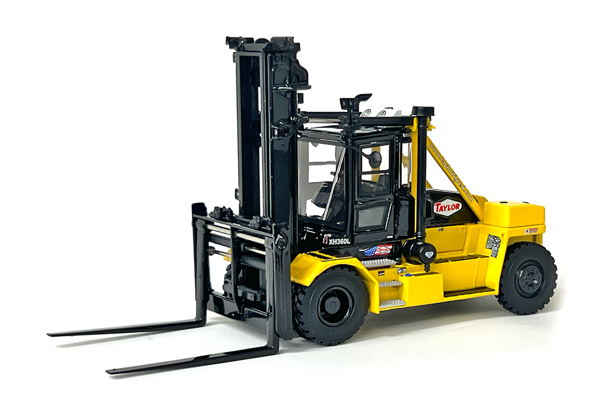 Weiss Brothers 033-Y 1:50 Taylor XH-360L Heavy Duty Forklift - Yellow