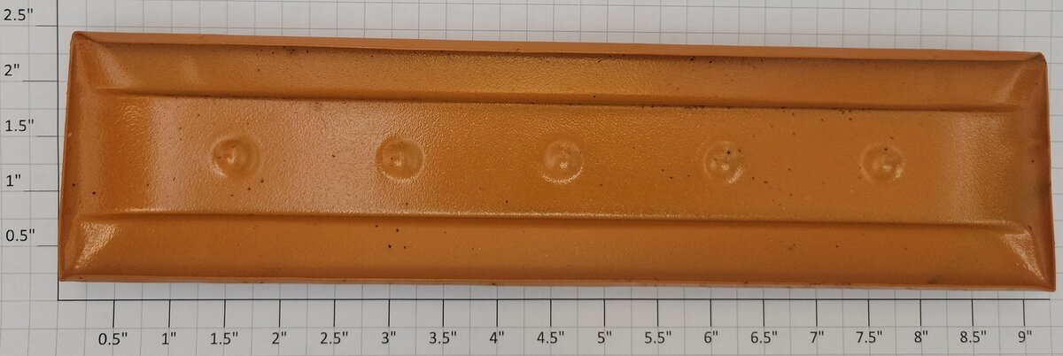 Ives 129-12 129-132 Series Repainted Dark Orange Passenger Car Roof