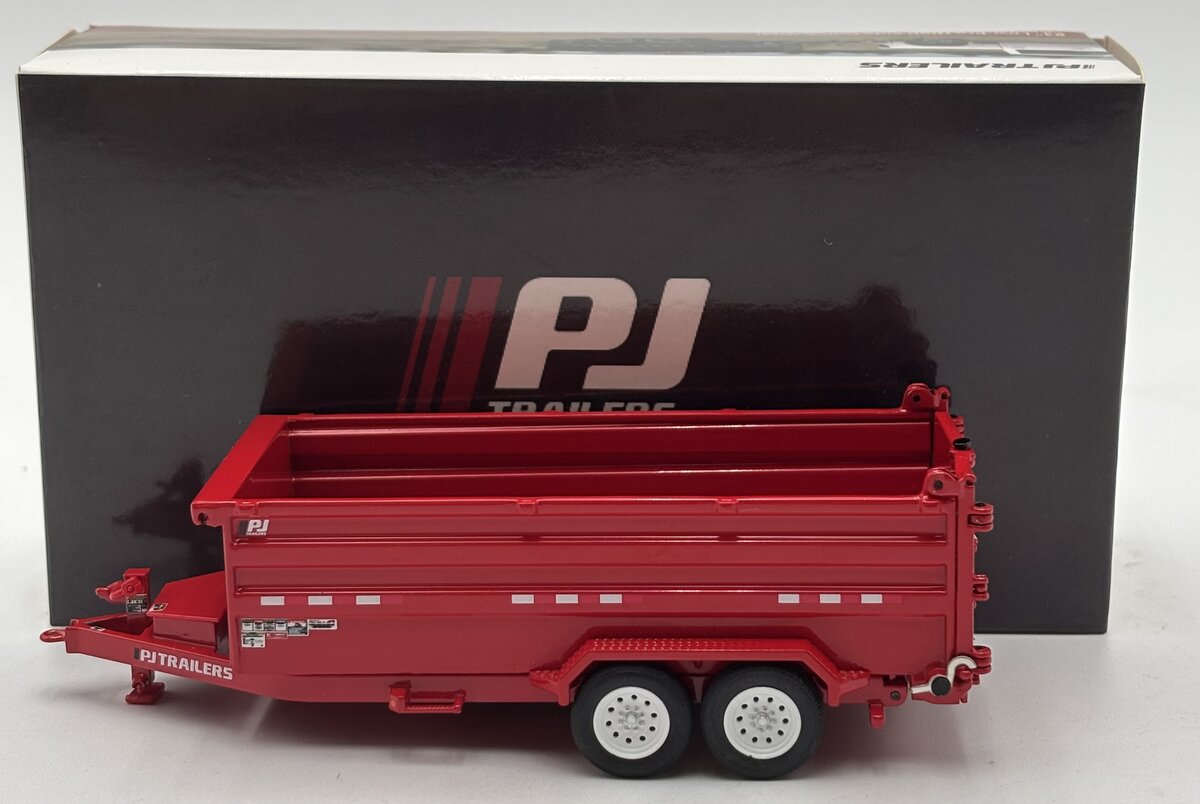 Weiss Brothers WBR035-1402 1:50 Red PJ Trailers 83" Low-Pro High Side Sump (DM)
