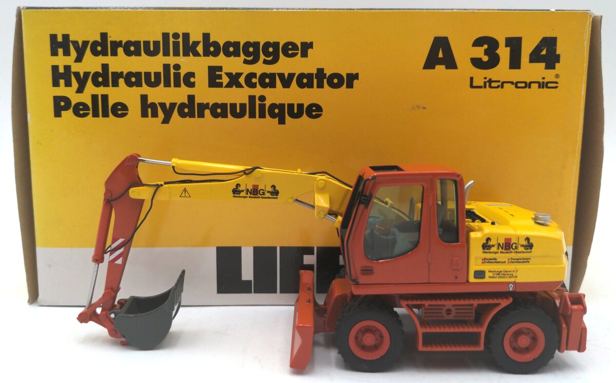 NZG 498-9 1:50 Liebherr A314 Excavator - NBG