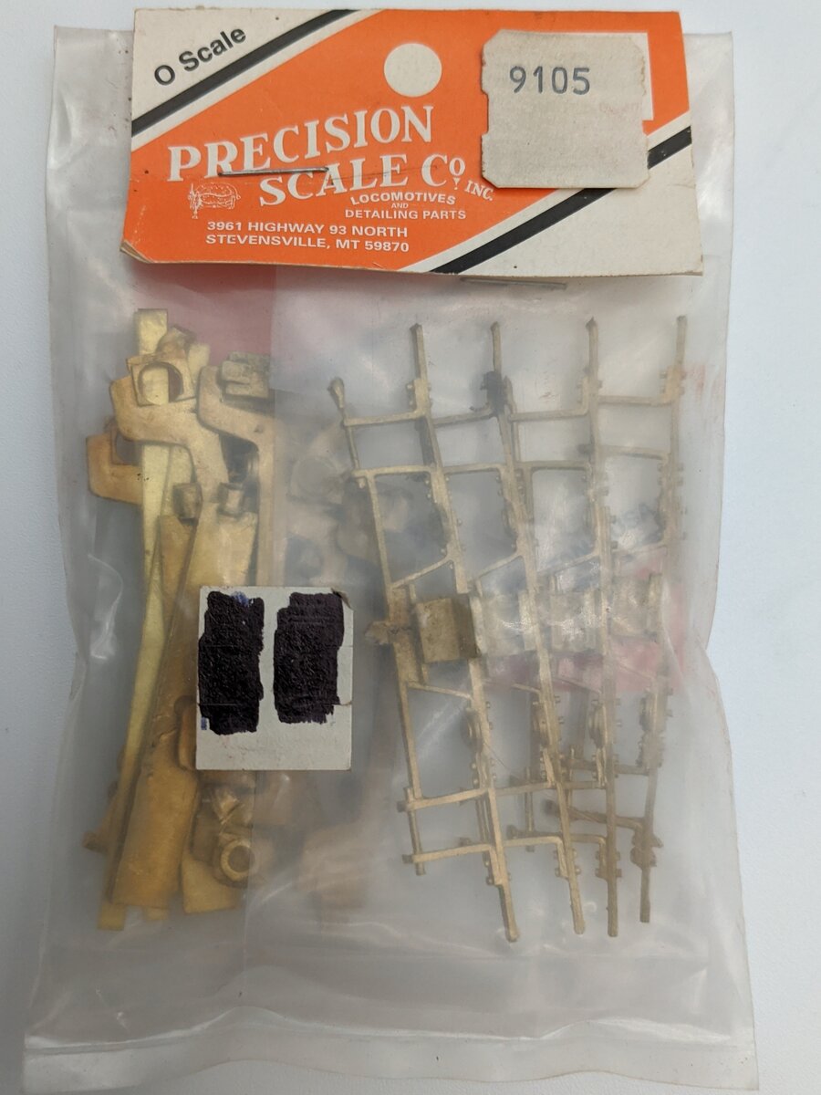Precision Scale Co. 9105 O Trucks Interurban 6'-6" WB Less Wheels