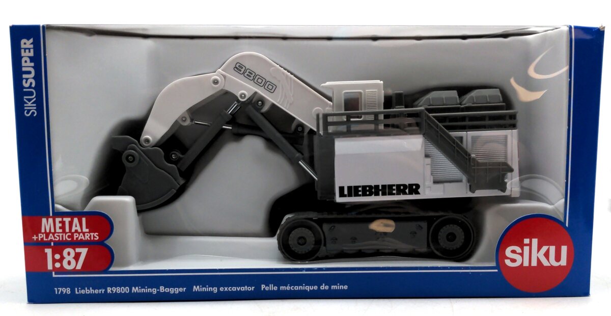 Siku 1798 1:87 Scale Liebherr R9800 Mining Excavator