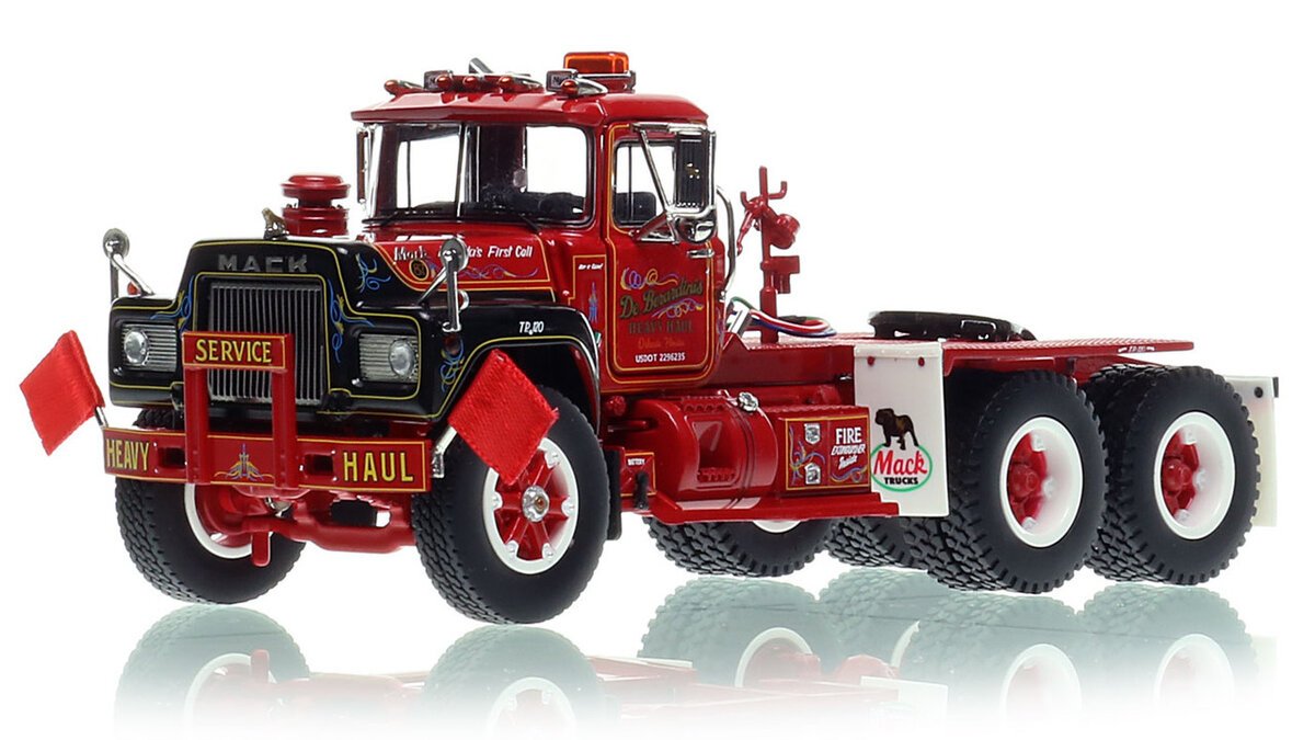 HHR136C-1 1:50 DeBerardinis Heavy Haul 1988 Mack RD 686SX Tandem Axle Tractor