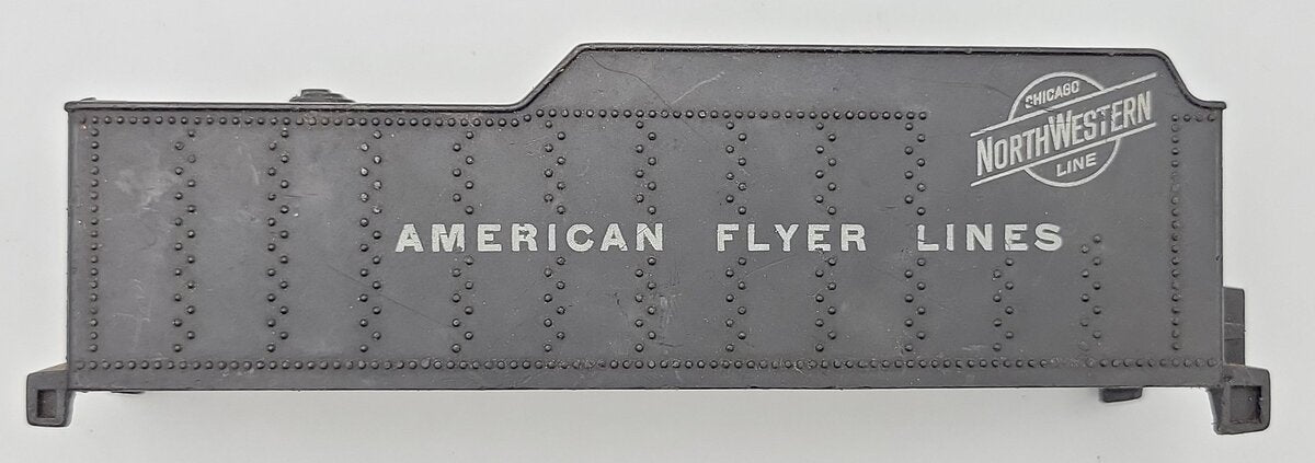 American Flyer 283T-1 Chicago and Northwestern Black Plastic Tender Shell