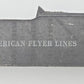 American Flyer PA9667 Pennsylvania Metal Tender Body Shell with Handrails