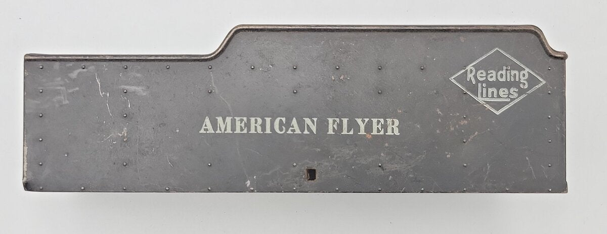 American Flyer 300T-2 S Scale "Reading Lines" Stamped Metal Tender Shell