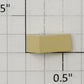 S-Helper 654-06-03 Flatcar Unpainted Plastic "L" Chock