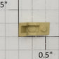 S-Helper 654-06-03 Flatcar Unpainted Plastic "L" Chock