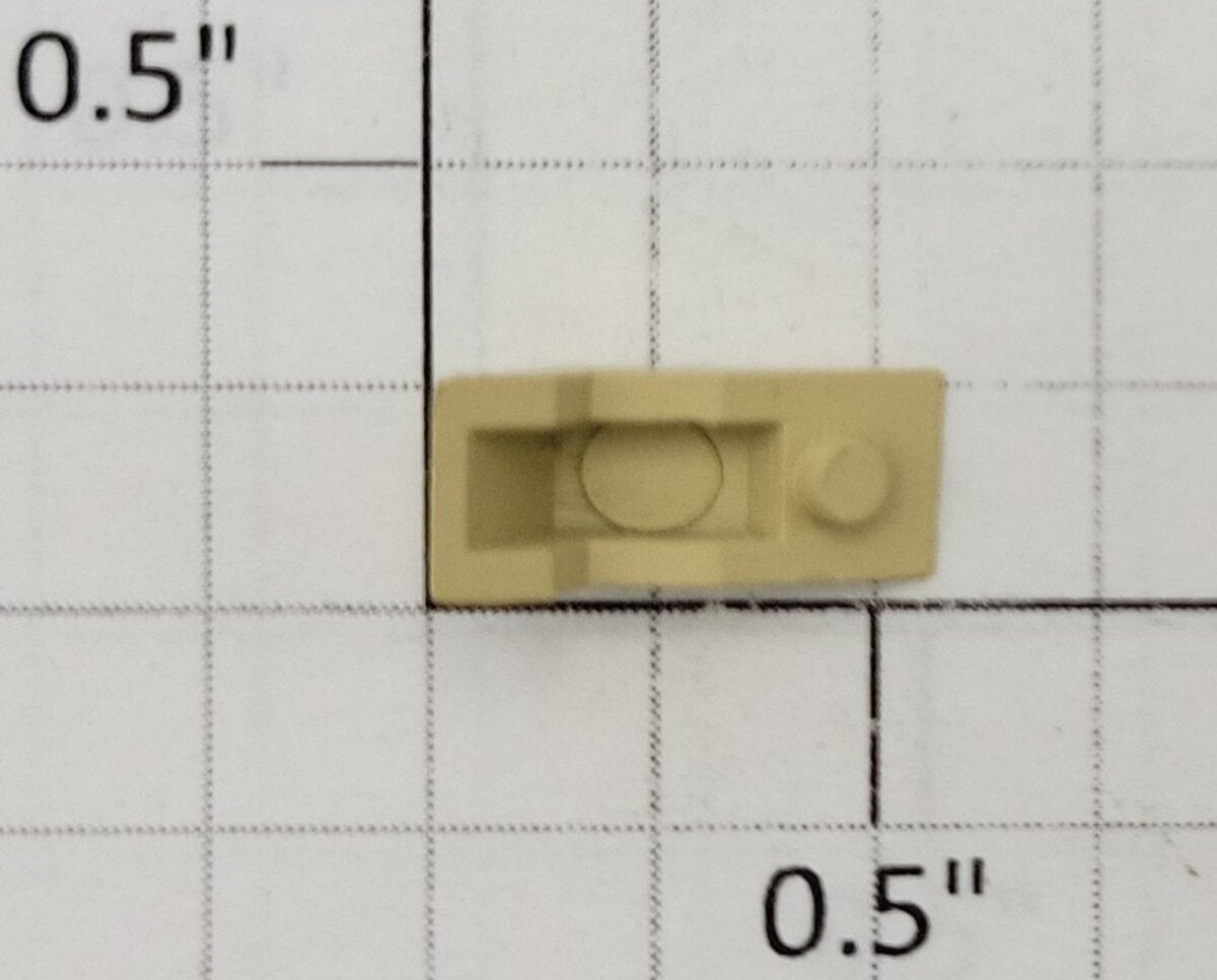 S-Helper 654-06-03 Flatcar Unpainted Plastic "L" Chock