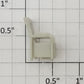 S-Helper 650-05-11 Unpainted Plastic Caboose Chair with Hole