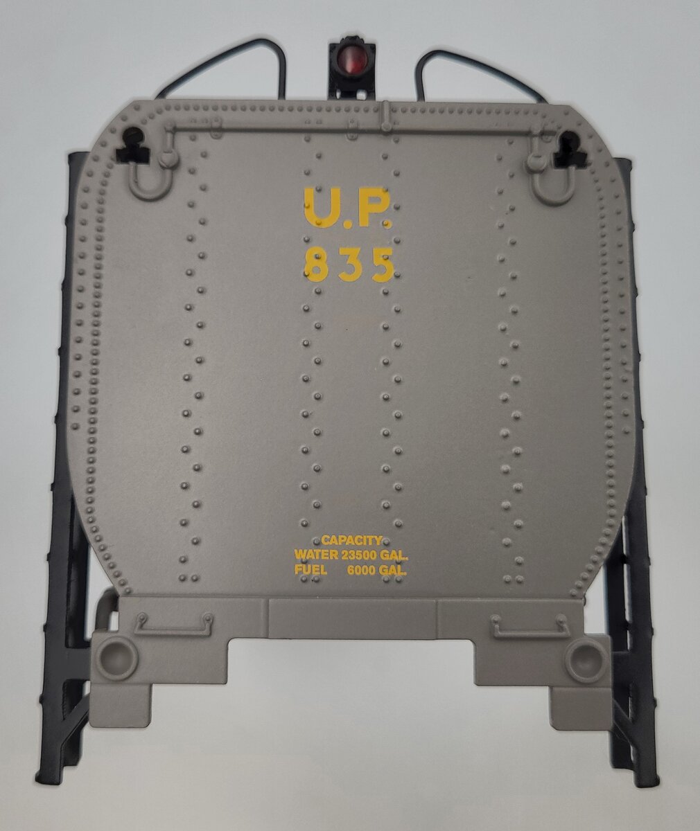 Lionel 82810-T02 Gray Metal UP 'Greyhound' Steam Loco Tender Shell Assembly #835