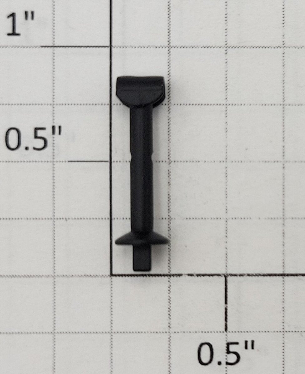 S-Helper 650-06-06-BK Black Plastic Caboose Smoke Stack