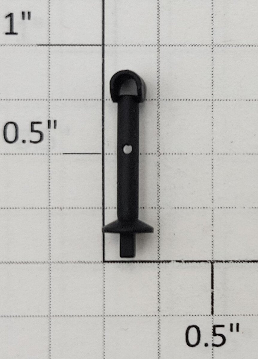 S-Helper 650-06-06-BK Black Plastic Caboose Smoke Stack