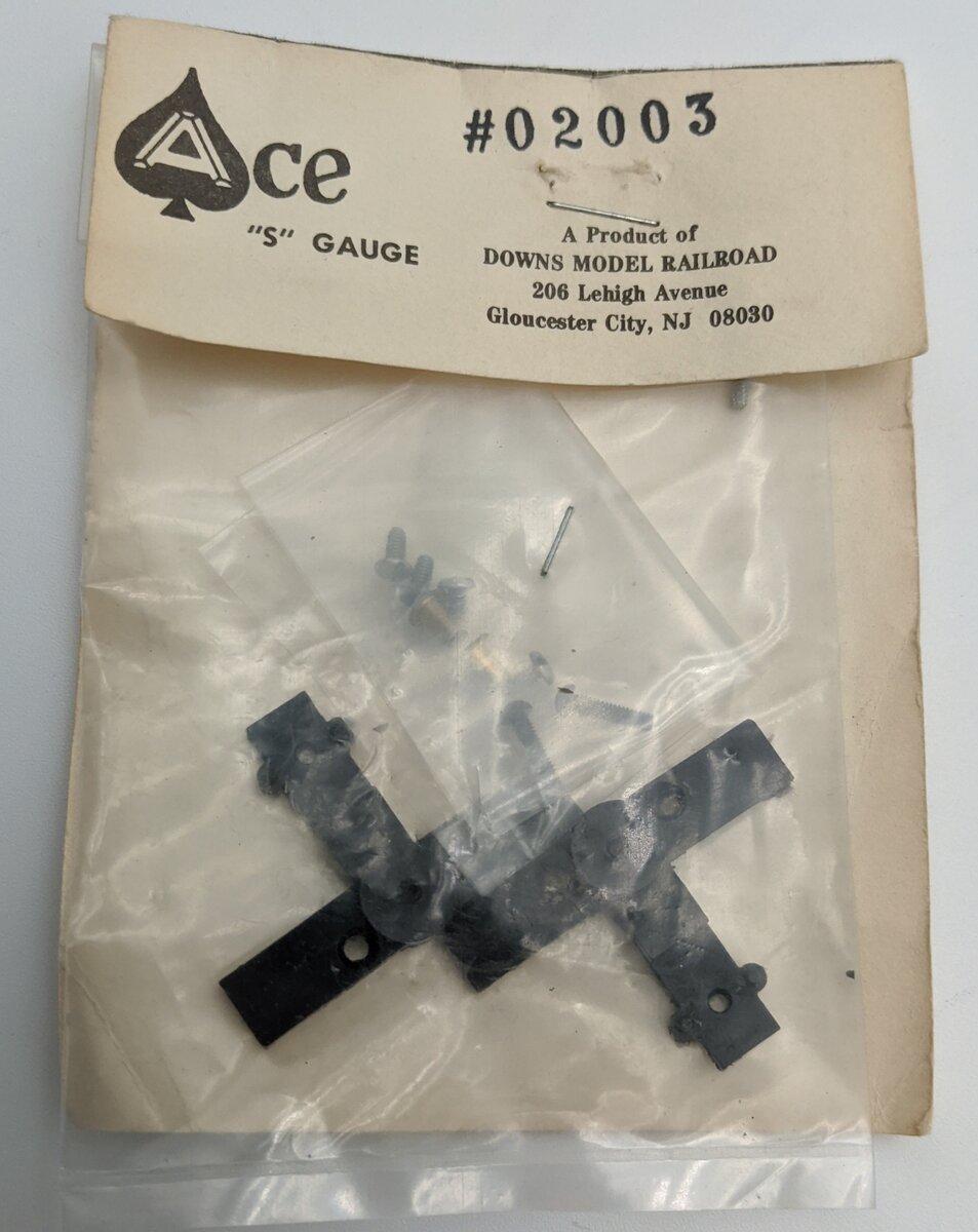 Downs Model RR 02003 S Tank Car Truck And Coupler Conversion Kit