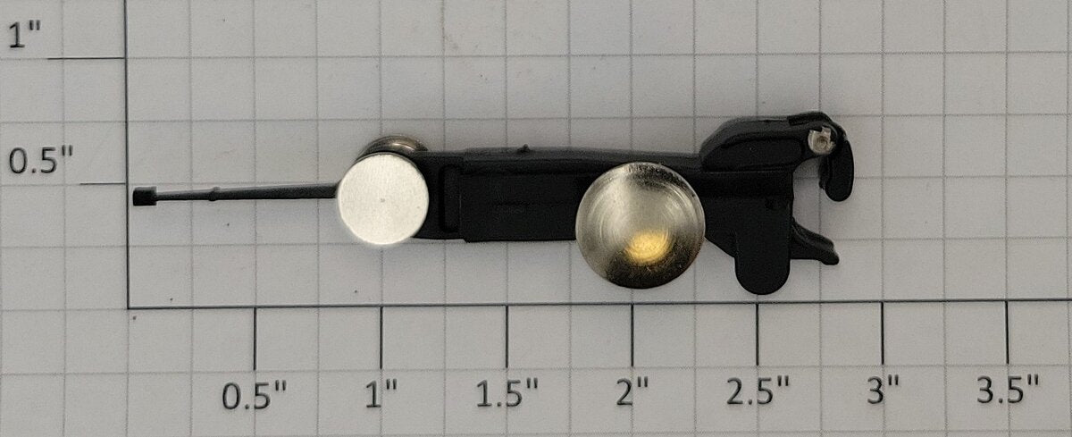 K-Line K2600-15-01/02 O Gauge Coupler Arm Assembly w/ Truck Stud & E Ring
