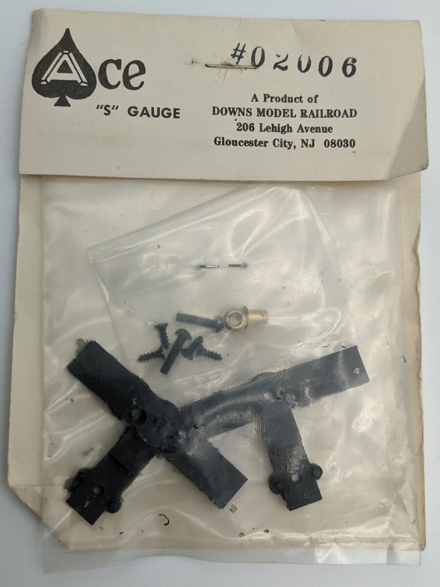 Downs Model RR 02006 S Tank Car Truck And Coupler Conversion Kit