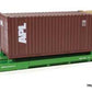 Walthers 910-5264 HO BN 263' Five-Unit All-Purpose 48' Spine Car RTR #637502