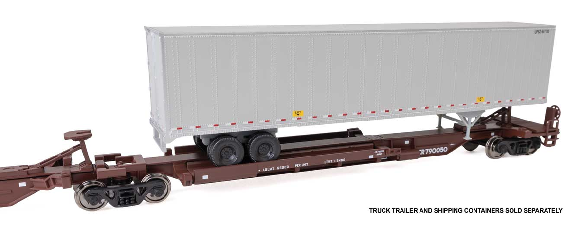 Walthers 910-5265 HO CR 263' Five-Unit All-Purpose 48' Spine Car RTR #790050
