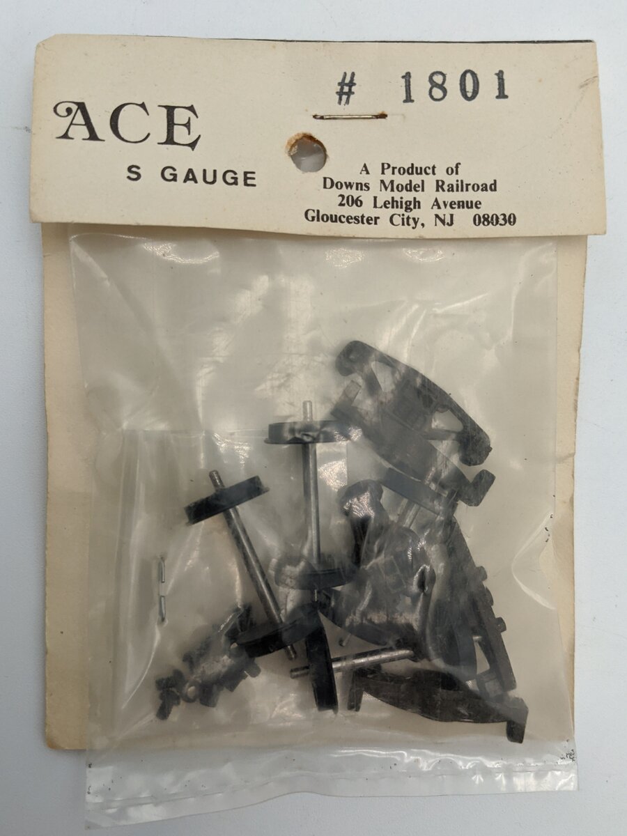 Downs Model RR 1801 S Train Truck And Wheels Kit