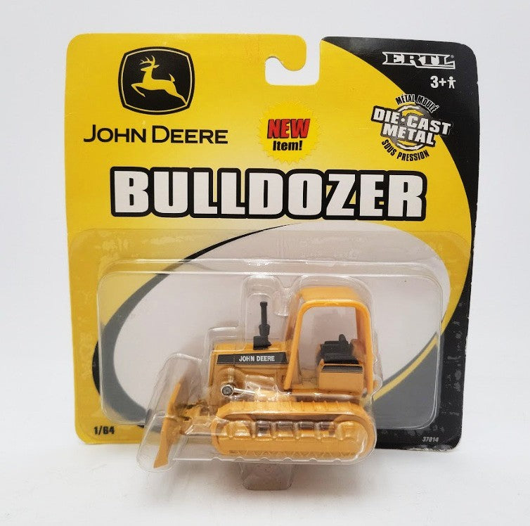 Ertl 37014 1:64 Scale Yellow John Deere Bulldozer Die Cast Metal