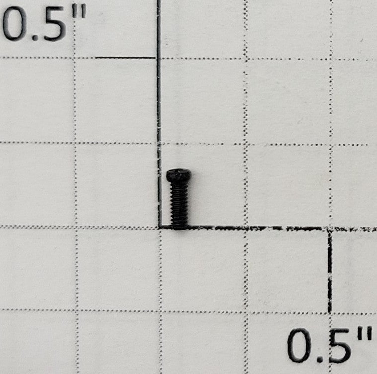 S-Helper 001-16060-DPM #0-80 x 5/32" Black Pan Head Phillips Screw