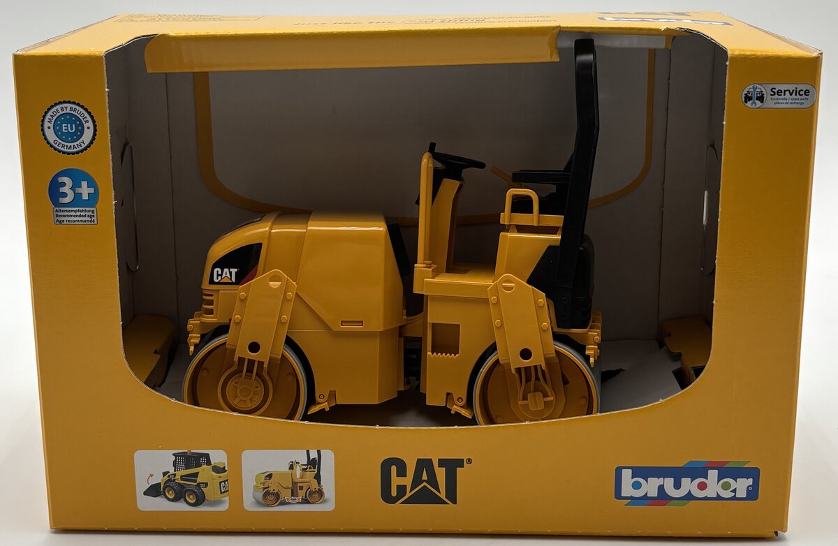 Bruder 2434 1:16 CAT Asphalt Drum Compactor
