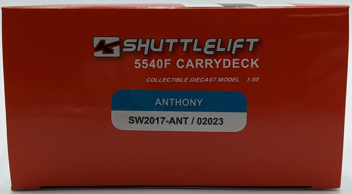 Shuttlelift SW2017-ANT 1:50 5540F Carry Deck Industrial Crane Anthony Colors