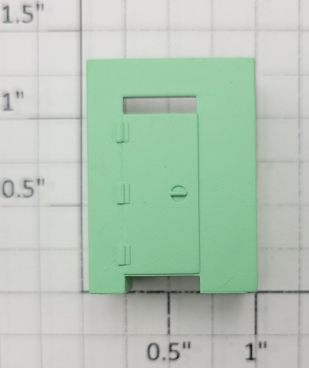 S-Helper 650-04-03-A Aquamarine Painted Caboose Restroom Door