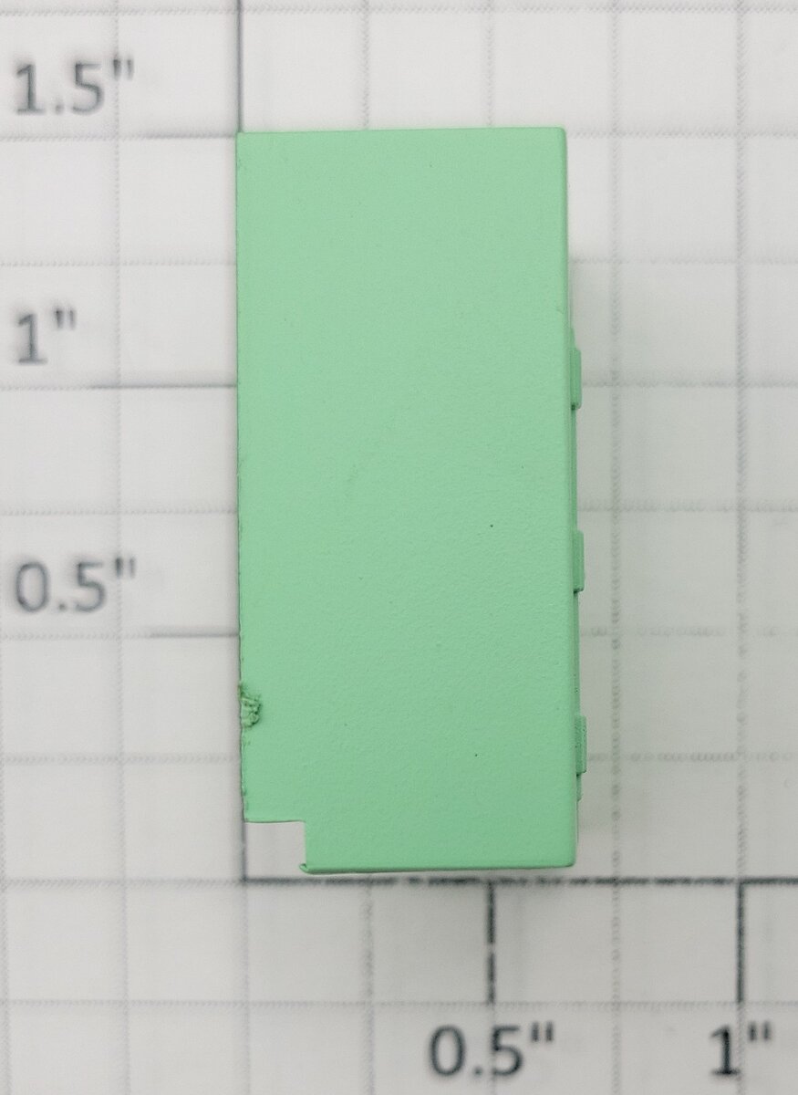 S-Helper 650-04-03-A Aquamarine Painted Caboose Restroom Door