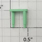 S-Helper 650-05-05 Aquamarine Painted Plastic 3-Legged Table