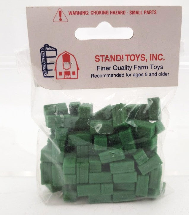 Standi Toys 51 S Scale Plastic Green Hay Bales Approximately 50 Pieces