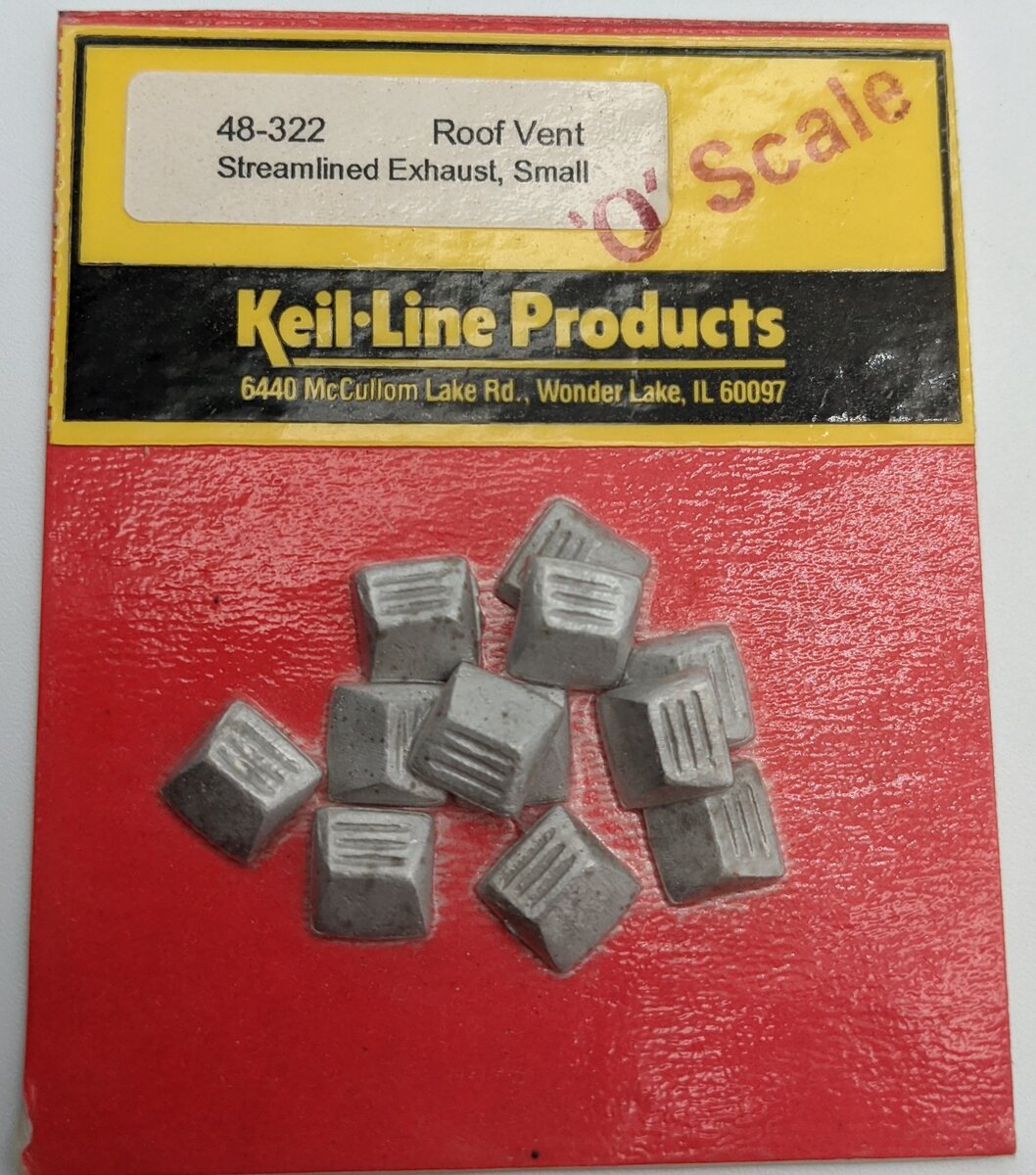 Keil-Line Products 48-322 O Roof Vent Streamlined Exhaust Small