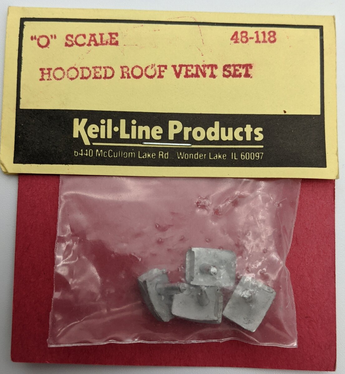 Keil-Line Products 48-118 O Hooded Roof Vent Set