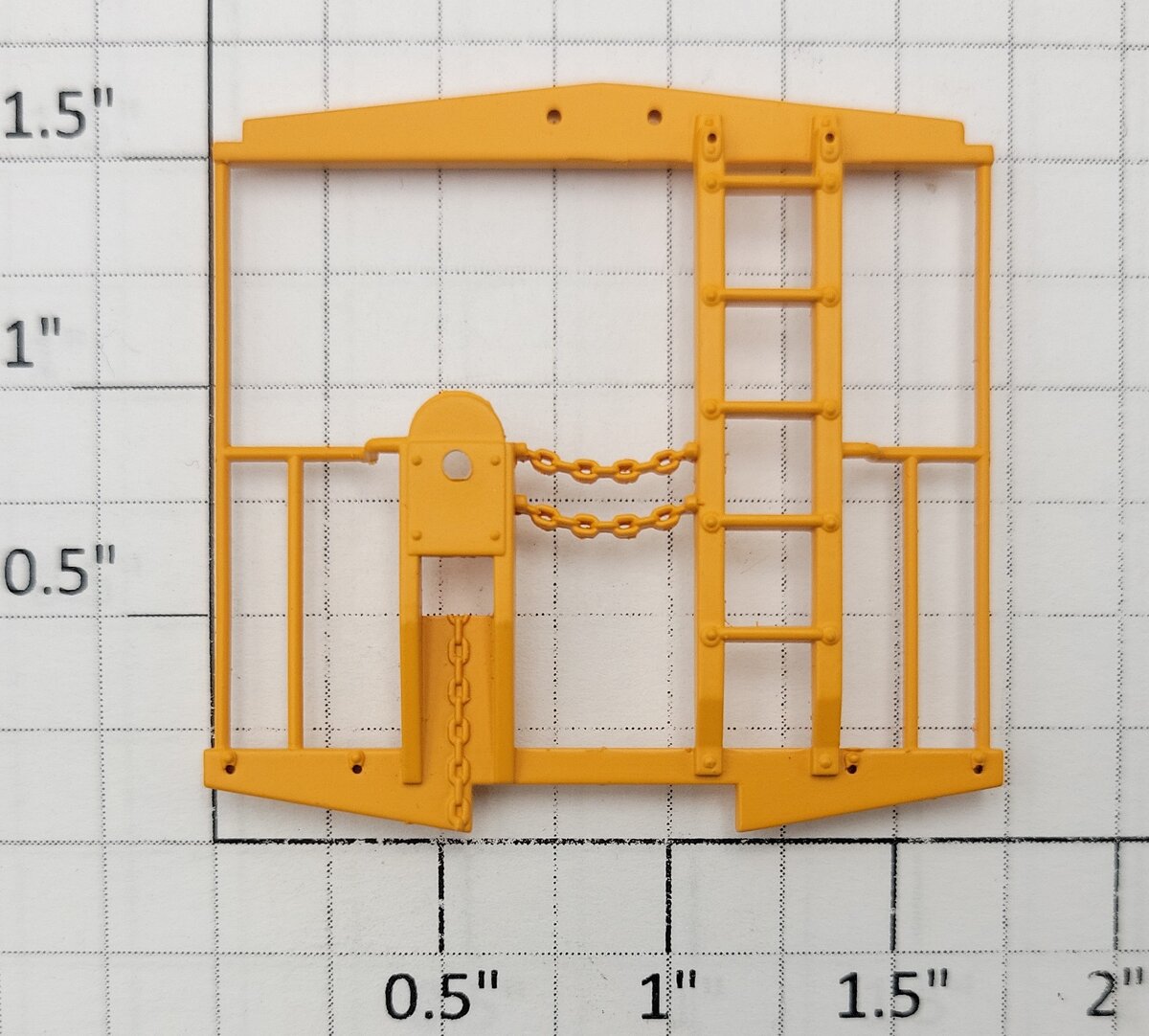 S-Helper 650-07-01-HY Harvest Yellow Caboose End Railing