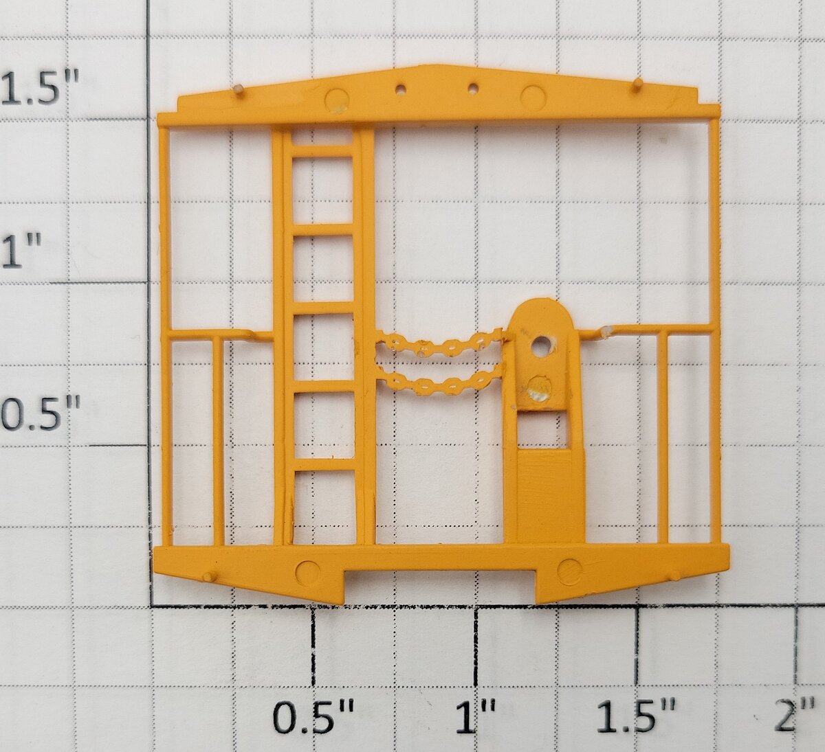 S-Helper 650-07-01-HY Harvest Yellow Caboose End Railing