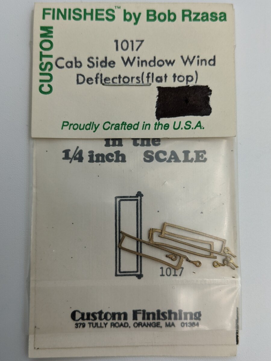 Custom Finishing 1017 O Cab Side Window Wind Deflectors Flat Top