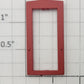 S-Helper 650-05-09-DR Dark Red Door Frame