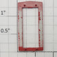 S-Helper 650-05-09-DR Dark Red Door Frame