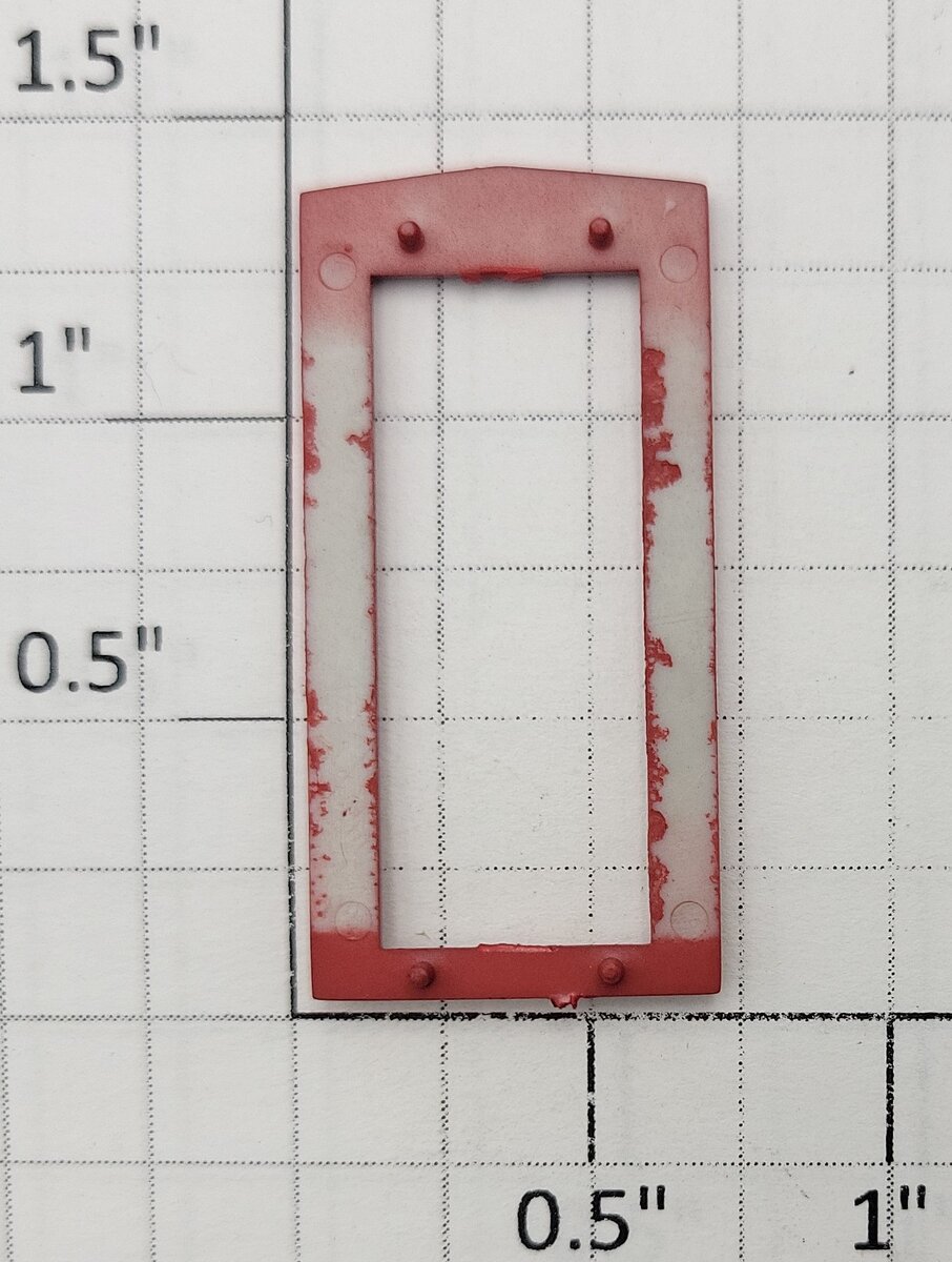 S-Helper 650-05-09-DR Dark Red Door Frame