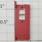 S-Helper 650-05-01-DRS Front / Rear Dark Red Door with Silver Window Outline