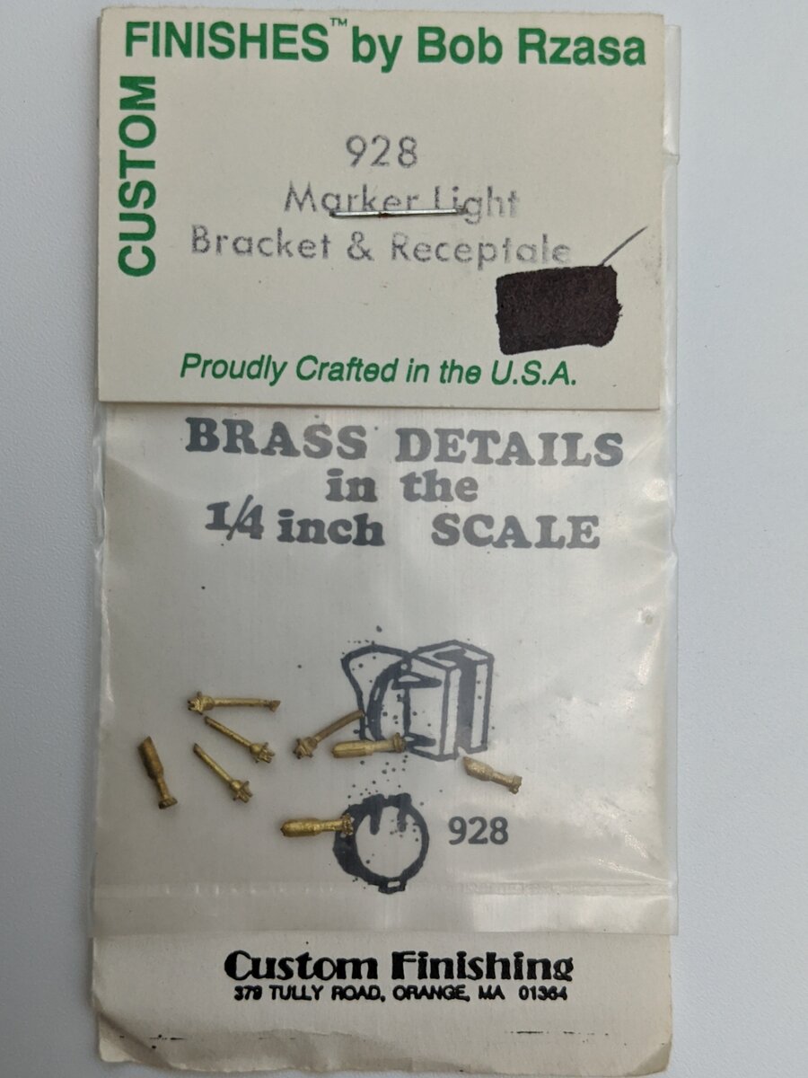Custom Finishing 928 O Marker Light Bracket & Receptale
