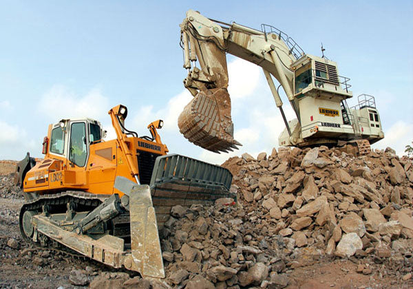 ULMA 1013 Liebherr PR764 Bulldozer & Excavator 1000 Piece Puzzle