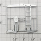 S-Helper 650-07-01-S Silver Caboose End Railing