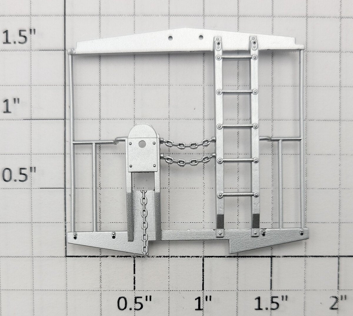 S-Helper 650-07-01-S Silver Caboose End Railing