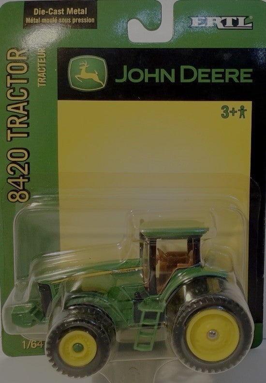 Ertl 15225N 1:64 Scale Green John Deere Model 8420 Tractor W/Front & Rear Duals