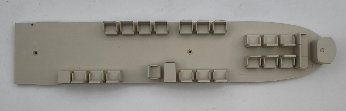 Lionel 82562-4 Gray Southern Streamlined Observation Car Seating Interior