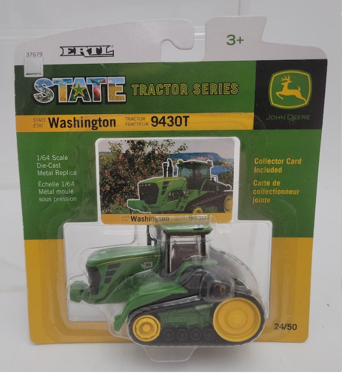 Ertl 37679 1:64 Scale State John Deere Tractor Series Washington Model 9430T
