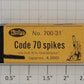 Kadee 700-31 Kadee Code 70 Spikes in Factory Package
