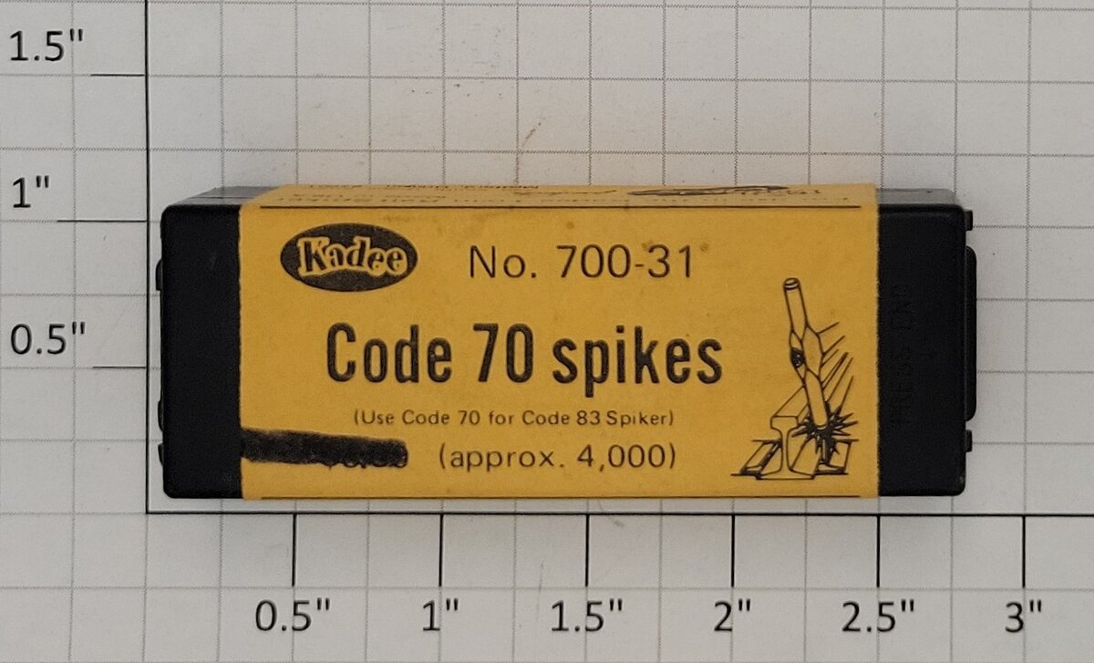 Kadee 700-31 Kadee Code 70 Spikes in Factory Package